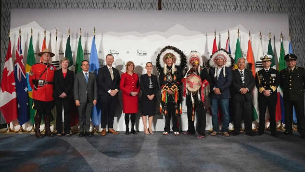 La Presidenta de México Claudia Sheinbaum Arriba en Canadá para presentarse en el Encuentro del G7 